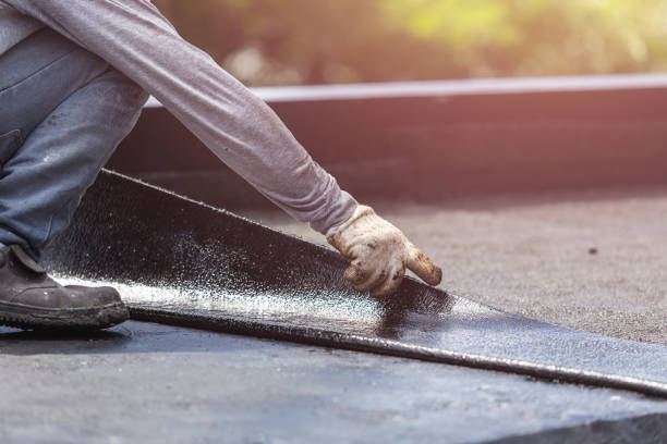 Professional Basement Waterproofing technician working in Richboro, PA